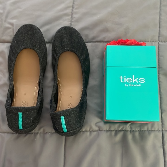 Greystone Canvas Tieks Ballet Flats - Picture 4 of 5